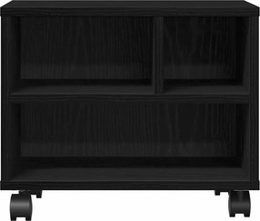 vidaXL Σταντ Εκτυπωτή Μαύρη Οξυά 41 x 32 x 34,5 εκ. Επεξεργασμένο ξύλο