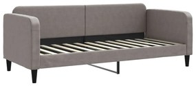 Καναπές Κρεβάτι Taupe 80 x 200 εκ. Υφασμάτινος - Μπεζ-Γκρι