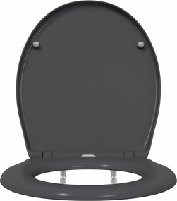 vidaXL Λεκάνη Ανθρακί 47 x 37 x 4 εκ Δυροπλάστ