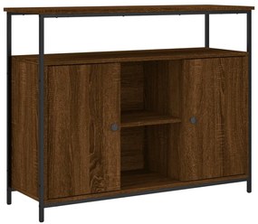vidaXL Συρταριέρα Καφέ Δρυς 100x35x80 εκ. από Επεξεργασμένο Ξύλο