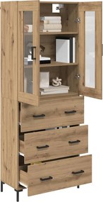 vidaXL Highboard 2 pcs Artisan Oak 69,5 x 34 x 180 εκ.