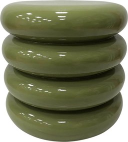 ΒΟΗΘΗΤΙΚΆ ΤΡΑΠΕΖΆΚΙΑ ΚΉΠΟΥ SIDE TABLE TALUM MGO GREEN Ψ40X40,5CM