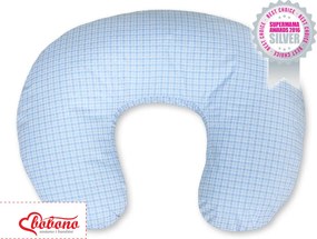 Μαξιλάρι Θηλασμού - Basic blue checkered