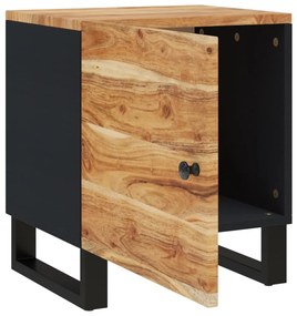 vidaXL Κομοδίνο 40 x 33 x 46 εκ. από Μασίφ Ξύλο Ακακίας