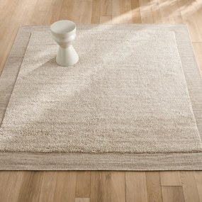 Χαλί τετράγωνο XL, χειροποίητο, από μαλλί, EDGI