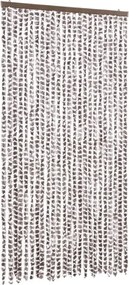 vidaXL Σήτα Εντόμων Taupe / Λευκό 100 x 230 εκ. από Σενίλ