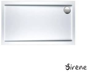 SIRENE EXTRA FLAT E15080-300 Ορθογώνια Ακρυλική Ντουζιέρα White 150x80cm