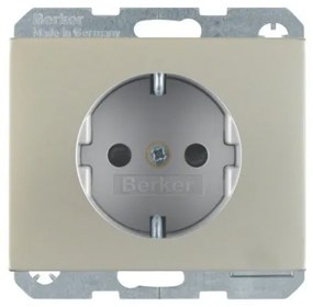 Πρίζα Σούκο Ασφαλείας INOX Berker K.5 41357004 Hager-41357004-Inox 41357004