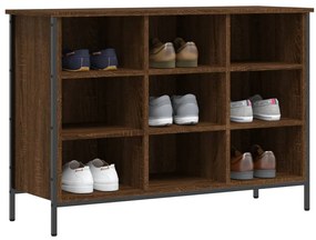 vidaXL Παπουτσοθήκη Καφέ Δρυς 100 x 35 x 70 εκ. από Επεξεργασμένο Ξύλο