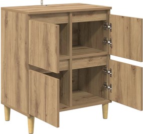 vidaXL Πλαϊνό γραφείο Artisan Oak 60 x 35 x 70 cm Επεξεργασμένο Ξύλο