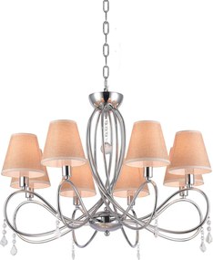 Πολυέλαιος Οροφής Homelighting Laki 77-3666 Chrome