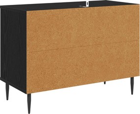 vidaXL Ντουλάπι TV ESSEN 69 x 33 x 50,5 εκ. Μαύρη Δρυς
