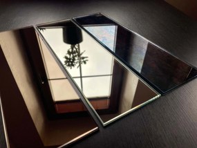 Μπρούτζινος καθρέφτης Base B29 97×48