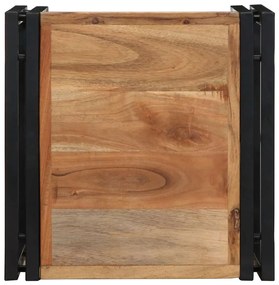 Τραπεζάκι σαλονιού 40x40x35 cm μασίφ ξύλο ακακίας - Καφέ