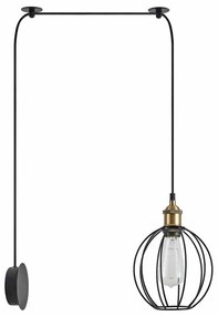 Φωτιστικό Τοίχου Magnum 77-8887 50x20x300cm 1xE27 60W Black-Bronze Homelighting