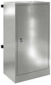vidaXL γραμματοκιβώτιο Μαύρο 30 x 23 x 55 εκ. Γαλβανισμένος χάλυβας