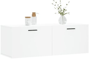 vidaXL Ντουλάπι Τοίχου Λευκό 100x36,5x35 εκ. από Επεξεργασμένο Ξύλο