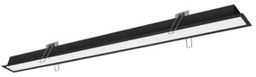 Γραμμικό Φωτιστικό Χωνευτό Viokef Sasa 3917-03086-3-B-P-D3 L860 3000K Dimmable Μαύρο Ματ