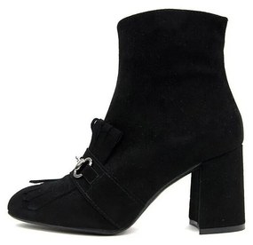 Μποτάκια/Low boots Once  SUEDE HIGH HEEL ANKLE BOOTS WOMEN