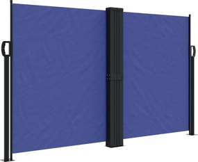 vidaXL Σκίαστρο Πλαϊνό Συρόμενο Μπλε 140 x 1200 εκ.