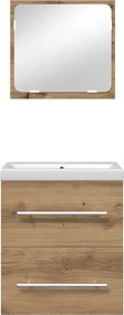 vidaXL Σετ Επίπλων Μπάνιου 2 τεμ. Artisan Oak Επεξεργασμένο Ξύλο