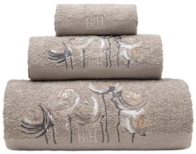Σετ πετσέτες Art 3393 Σετ 3τμχ Γκρι   Beauty Home