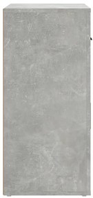 vidaXL Ντουλάπι Γκρι Σκυροδέματος 80x33x70 εκ. Επεξεργασμένο Ξύλο