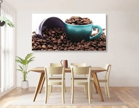 Φλιτζάνια εικόνας με κόκκους καφέ - 120x60