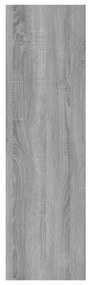 vidaXL Βιβλιοθήκη/Διαχωρ. Χώρου Γκρι Sonoma 40x30x103 εκ. Μοριοσανίδα