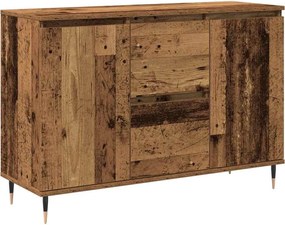 vidaXL Πλαϊνό γραφείο Παλιό ξύλο 101,5 x 35 x 70 εκ Επεξεργασμένο ξύλο