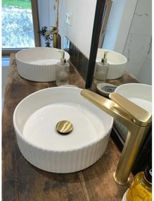 Μονή λαβή βρύση Edouard Rousseau Χρυσό