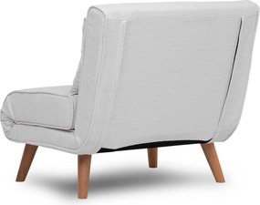 Πολυθρόνα-Κρεβάτι Λευκό FOLDE SINGLE 80x80x79