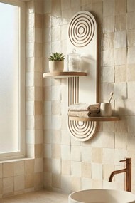Ράφι Τοίχου Λευκό BOCLUMA 26x13x35