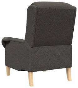 vidaXL Πολυθρόνα Σκούρο γκρι 76 x 94 x 102 εκ. ύφασμα