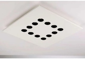 Φωτιστικό Οροφής - Πλαφονιέρα Xico LED-XICO-50X50 12x3W Led 50x50x4,7cm White Intec Γύψος