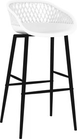 vidaXL Σετ Επίπλων Μπαρ 7 Τεμαχίων Λευκό