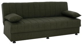 ΚΑΝΑΠΕΣ ΚΡΕΒΑΤΙ ANDRI ΤΡΙΘΕΣΙΟΣ DARK OLIVE HM3239.05 180x72x77 εκ. - 0513686 - HM3239.05