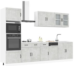 vidaXL Σετ Ντουλάπια Κουζίνας 7 Τεμαχίων Kalmar Επεξεργασμένο Ξύλο