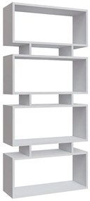 Βιβλιοθήκη Langdon 935CMN1116 72x25x161cm White