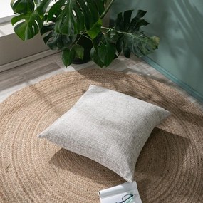 Μαξιλαροθήκη Διακοσμητική Δαπέδου Milazzo 02 Beige Teoran 65Χ65 Cotton-Polyester