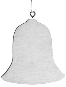 Χριστουγεννιάτικο Στολίδι Καμπάνα Ξύλινο 7.5x7cm 232552