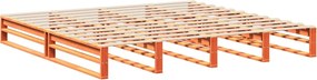 vidaXL Σκελετός Κρεβ. Χωρίς Στρώμα Καφέ Κεριού 180x200 εκ Μασίφ Πεύκο
