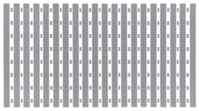 Αντιολισθητικό Πατάκι Μπανιέρας (38x70) T-D Slatted White/Grey D143902