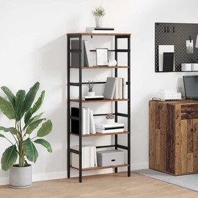 vidaXL Ράφι Βιβλίων 4 επιπέδων 60 x 29,5 x 149 εκ Επεξεργασμένο Ξύλο