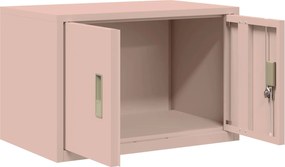 vidaXL Ντουλάπι αποθήκευσης Ροζ 60 x 40 x 40 εκ. Ατσάλι