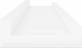 vidaXL Ράφια Τοίχου 2 τεμ. Γυαλιστερό Λευκό 60 x 9 x 3 εκ.
