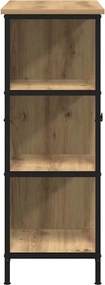 vidaXL Πλαϊνό γραφείο Artisan Oak 70 x 30 x 80 εκ.
