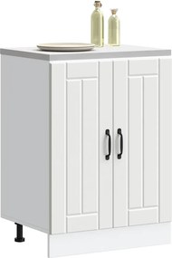 vidaXL Ντουλάπι βάσης νεροχύτη "Lucca" Λευκό κατασκευασμένο ξύλο