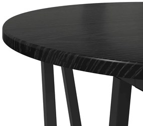 vidaXL Σετ βοηθητικά τραπεζάκια 2 pcs Μαύρη δρυς 50 x 50 x 50.5 cm