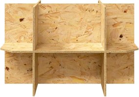 vidaXL Βάση Terrarium Καφέ 80 x 50 x 50 εκ OSB